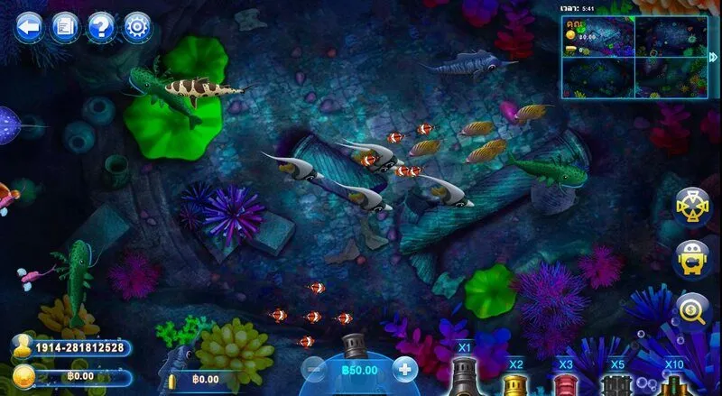 คําแนะนําจาก A ถึง Z เกี่ยวกับวิธีการเล่น Fish Catch x5bet