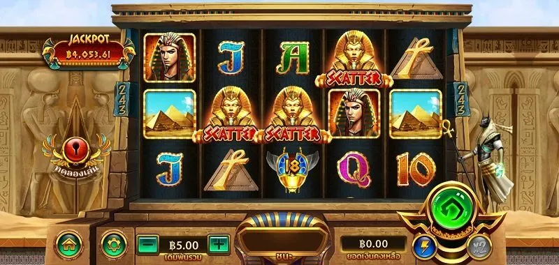 ขั้นตอนการเล่น The Secret Of Cleopatra x5bet เบื้องต้น 
